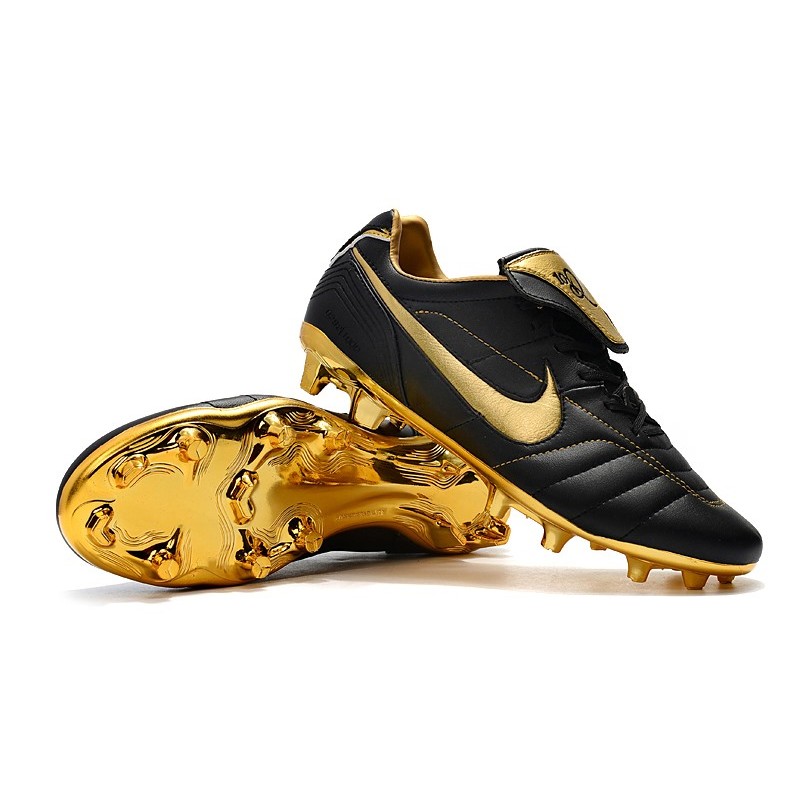 Nike Tiempo Legend R Elite FG Černá Zlato